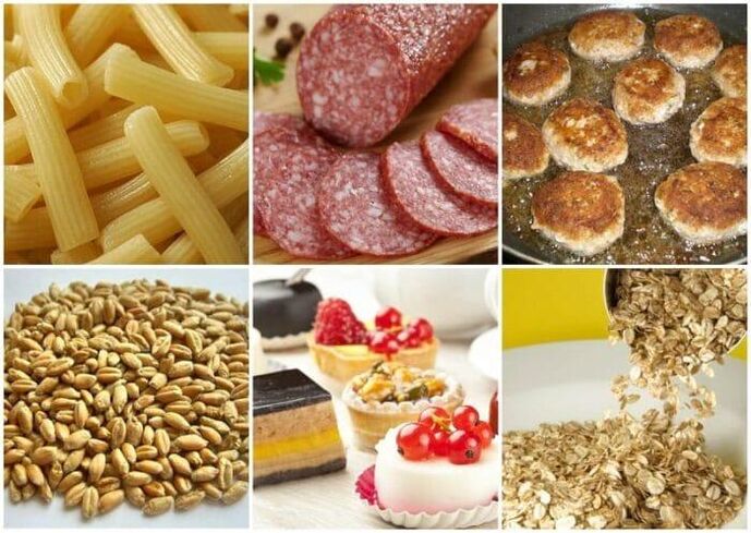 ételek és ételek a gluténmentes diétához